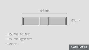 Pauanui Teak Sofa Set 10