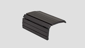 ALUMINIUM SLAT TRAY - BLACK