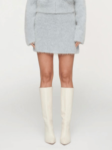 Dresses Skirts: Archer Fluffy Mini Skirt in Cloud