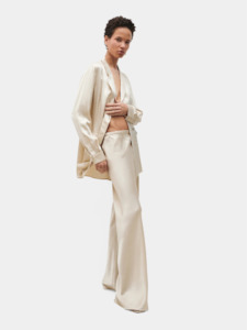 Bias Cut Pants in Hazelnut