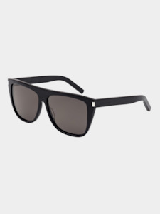 Saint Laurent: D-Frame Sunglasses in Black