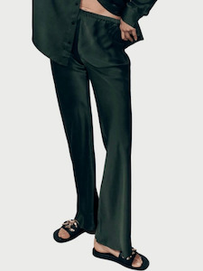 Bias Cut Pants in Cedar