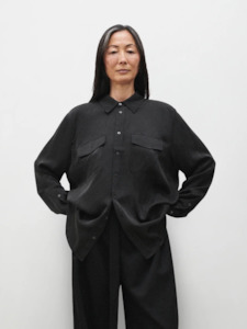 Boyfriend Shirt in Black