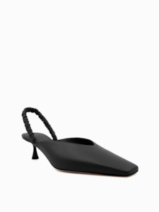 Zadie 50 Mule in Black