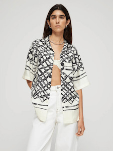 Sale: Silk Labyrinth Shirt