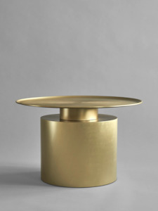Home: Pre-ORDER Pillar Table Low in Brass