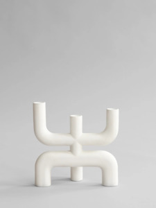 PRE-ORDER Cobra Candle Holder in Bone White