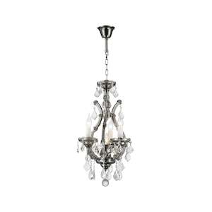 Maria Theresa Basket Crystal Chandelier - SMOKE