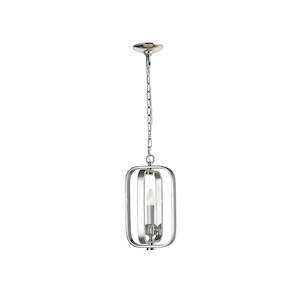 Crystal Pendant Lighting: NewYork Allure - Single Light - Polished Nickel