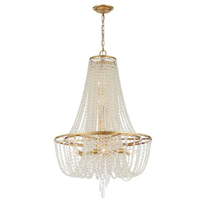 Bailey Collection - Gold Basket Chandelier - gold-1