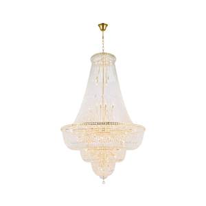 Basket Chandeliers: Empress Crystal Basket Chandelier - GOLD - Lights: 76
