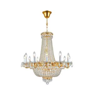 NewYork Empress - Basket Chandelier - Gold - Width: 75cm