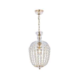 Bohemian Basket Chandelier - Width: 20 cm - Brass Fixtures