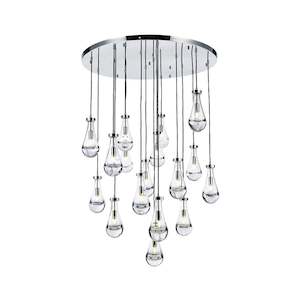 Rayne Collection - Round Cluster - W: 100cm H: 150cm - Chrome
