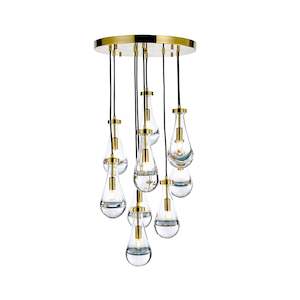 Rayne Collection - Round Cluster - W:50cm H:100cm- Brass