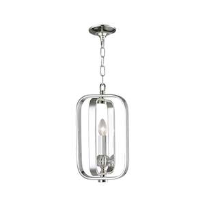 Allure Collection: NewYork Allure - Single Light - Silver Plated