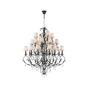 ARIA - Hampton 24 Arm Chandelier - Dark Bronze