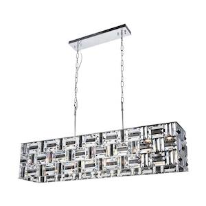 Aurora Collection: Aurora Bar Light - NewYork Rectangle Bar Chandelier - Length: 120cm