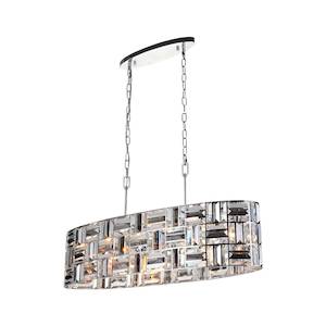 Aurora Oval - NewYork Pendant Chandelier -Length: 90cm
