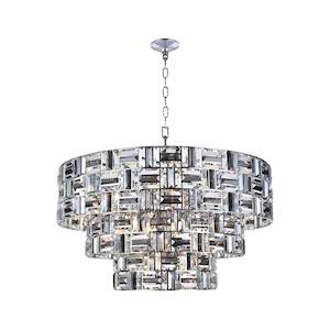 Aurora NewYork Pendant Chandelier - Three Tier - Width: 98cm