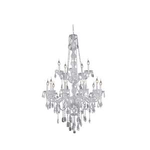 Bohemian Elegance Collection: Bohemian Elegance 15 Light Crystal Chandelier- CHROME