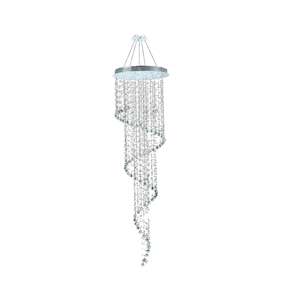 Contemporary Spiral LED Chandelier - W:70cm H:240cm