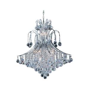 Cascade Collection: Cascade Chandelier - Width:64cm Height:72cm