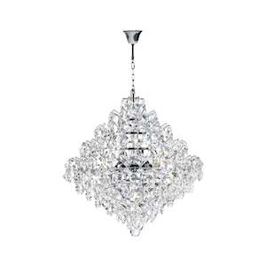 NewYork - Diamond Edge Crystal Pendant Light - 40cm