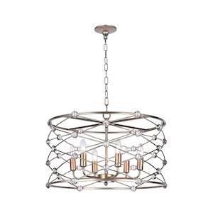 Eliza Collection - Round Pendant- Width: 55 cm