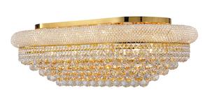 Empress Royal Empress Collection: Royal Empress Flush Mount OVAL Basket Chandelier - GOLD - W:90cm