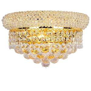 Royal Empress Wall Sconce - Gold - 30cm