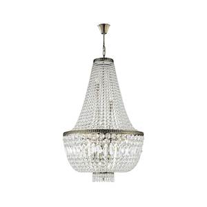 French Basket Chandelier - Antique Bronze - 12 Light