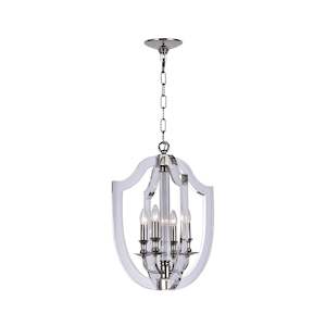 NewYork Lantern 4 Light - Polished Nickel Finish
