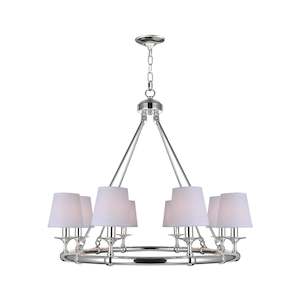Luxe Luxe Halo Collection: Luxe Halo - NewYork Chandelier - Width:80cm