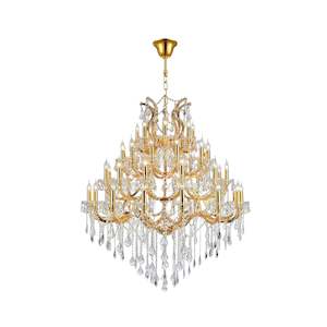 Maria Theresa Crystal Chandelier Grande 48 Light- GOLD