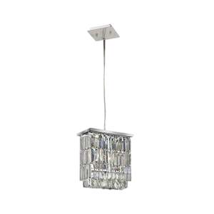 Modena Crystal Pendant - Rectangle Multi Tier W: 25cm