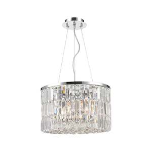 Modena Collection: Modena Crystal Pendant - Round W:40