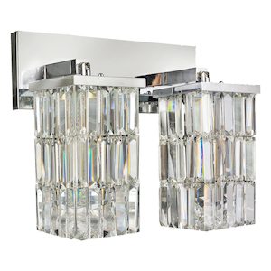 Modena Collection: Modena Double Arm Wall Sconce - Rectangle