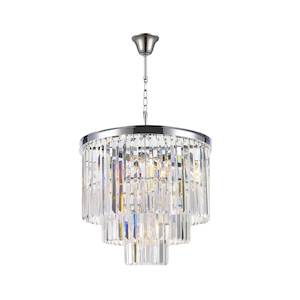 Oasis Oasis Spiral Collection: NewYork Oasis Chandelier- 3 Layer - Clear Finish - W:50cm