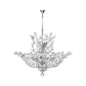 Willow Contemporary Leaf Chandelier - W:70
