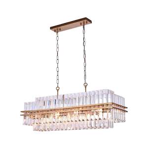 Gold Filter: Ashton Collection - 90 cm Bar Light - Antique Gold Finish