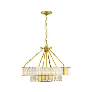 Manning Collection - Aged Brass Pendant - gold-1