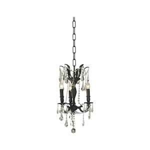 3 Arm Californian - Dark Bronze Chandelier