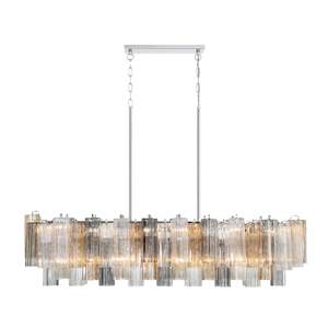 Brass Filter: Odelle Collection - Bar Light - Autumn & Chrome - L:131cm