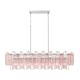 Odelle Collection - Bar Light - Pink & Chrome - L:131cm