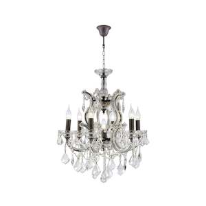 Maria Theresa Crystal Chandelier Grande 7 Light - Rustic