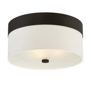 Flush Mount Chandeliers: Jennings Collection - Flush Mount - Dark Bronze