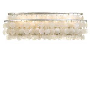 Gigi Collection - Flush Mount Chandelier - Antique Silver