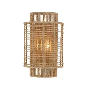 Wall Sconces: Jana Collection - Wall Light - Rattan