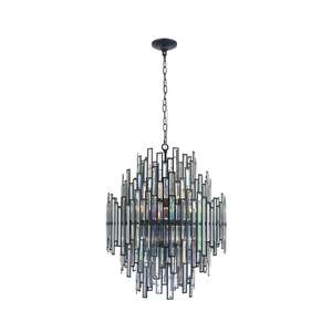 Clearance: Rhea Collection - Five Tier Chandelier - Matte Black